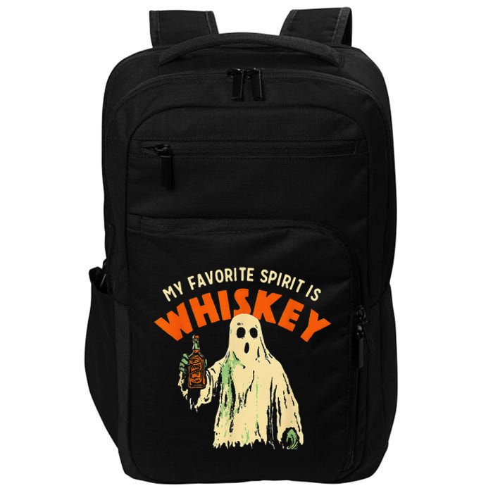 My Favorite Spirit Is Whiskey Gift Impact Tech Backpack