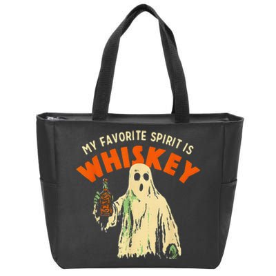 My Favorite Spirit Is Whiskey Gift Zip Tote Bag