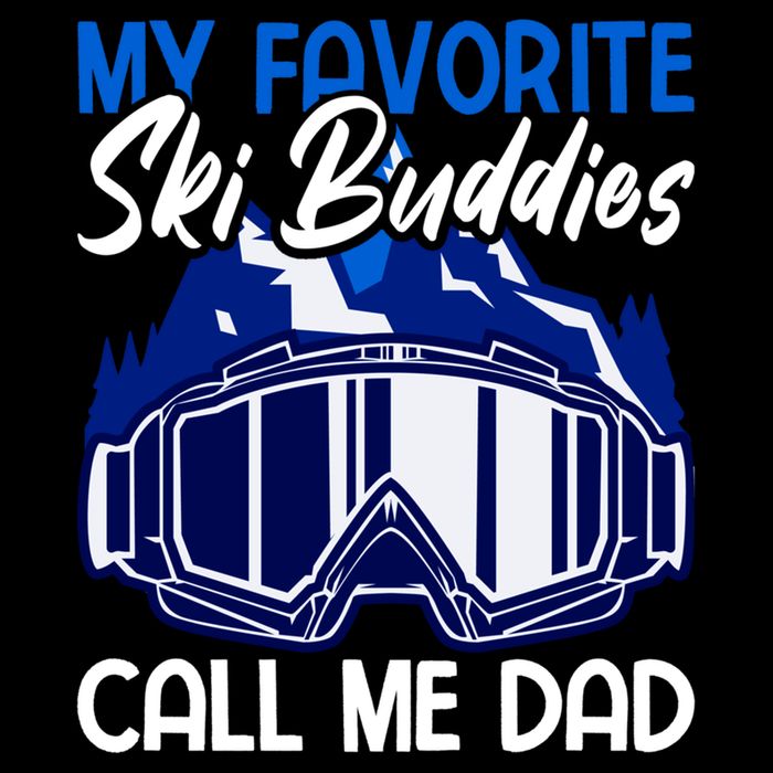 My Favorite Ski Buddies Call Me Dad Gift Cooling Performance Crew T-Shirt