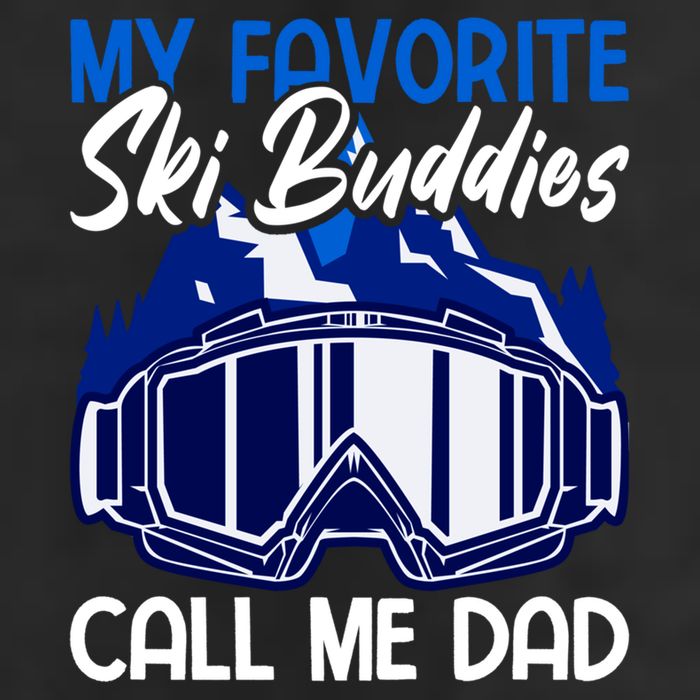 My Favorite Ski Buddies Call Me Dad Gift Adult Drive Performance Visor