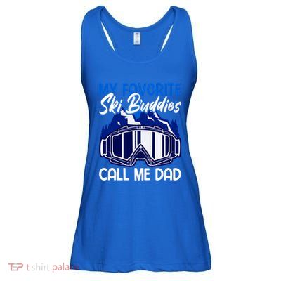 My Favorite Ski Buddies Call Me Dad Gift Ladies Essential Flowy Tank