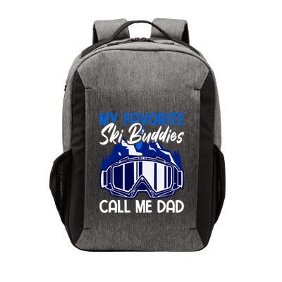 My Favorite Ski Buddies Call Me Dad Gift Vector Backpack