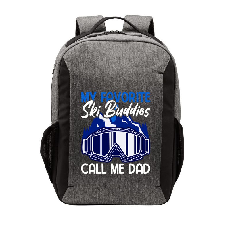 My Favorite Ski Buddies Call Me Dad Gift Vector Backpack