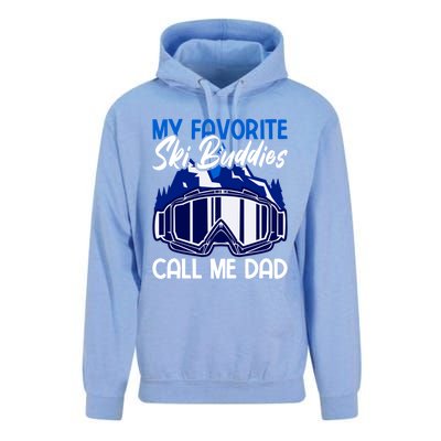 My Favorite Ski Buddies Call Me Dad Gift Unisex Surf Hoodie