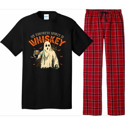 My Favorite Spirit Is Whiskey Funny Ghost Halloween Costume Pajama Set