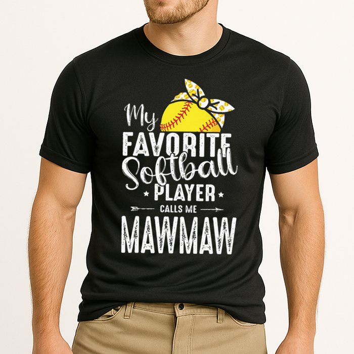 My Favorite Softball Player Calls Me Mawmaw Performance Shirt