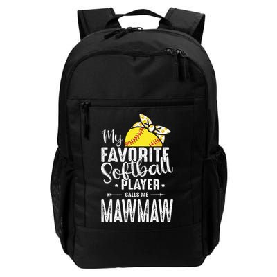 My Favorite Softball Player Calls Me Mawmaw Backpack