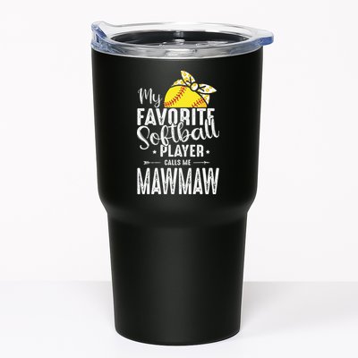 My Favorite Softball Player Calls Me Mawmaw Tumbler