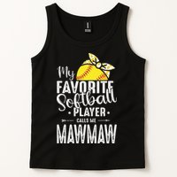 My Favorite Softball Player Calls Me Mawmaw Tank Top