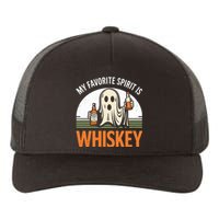 My Favorite Spirit Is Whiskey Funny Halloween Design Yupoong Adult 5-Panel Trucker Hat