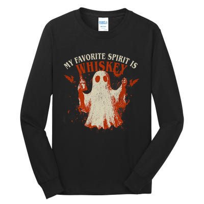 My Favorite Spirit Is Whiskey Tall Long Sleeve T-Shirt