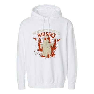 My Favorite Spirit Is Whiskey Garment-Dyed Fleece Hoodie