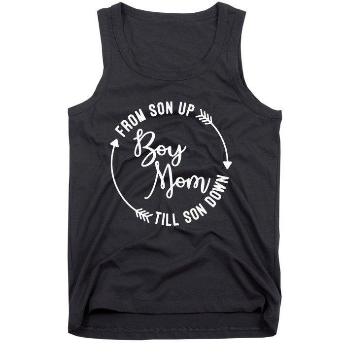  Mom From Son Up Till Son Down Fun Mommy Mother's Day Tank Top