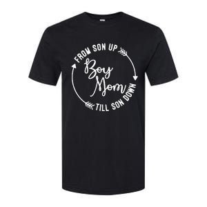  Mom From Son Up Till Son Down Fun Mommy Mother's Day Softstyle CVC T-Shirt