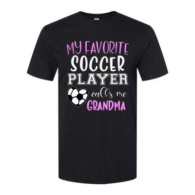 My Favorite Soccer Player Call Me Grandma Softstyle® CVC T-Shirt