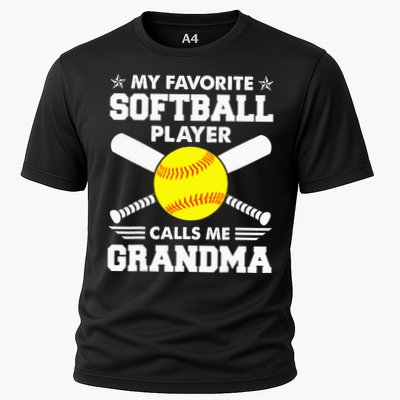 My Favorite Softball Player Calls Me Grandma Funny Performance Shirt
