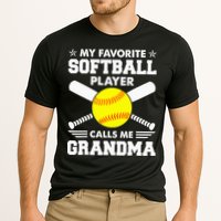 My Favorite Softball Player Calls Me Grandma Funny Performance Shirt