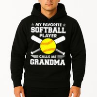 My Favorite Softball Player Calls Me Grandma Funny Hoodie