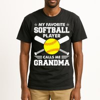 My Favorite Softball Player Calls Me Grandma Funny Tall T-Shirt