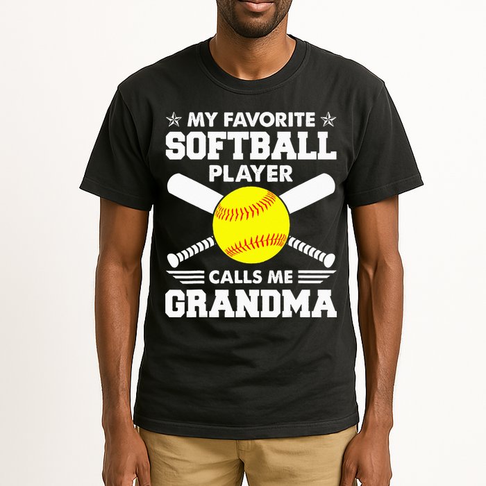 My Favorite Softball Player Calls Me Grandma Funny Tall T-Shirt
