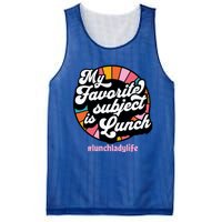 My Favorite Subject Is Lunch Funny Lunch Lady Cute Gift Mesh Reversible Basketball Jersey Tank