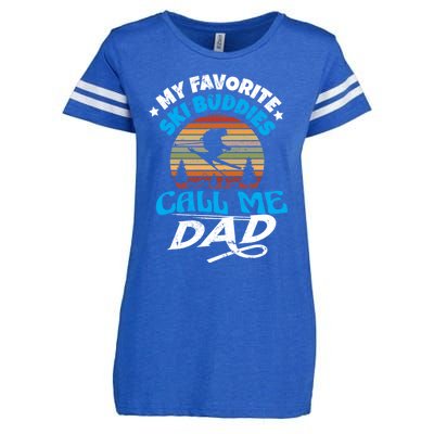 My Favorite Ski Buddies Call Me Dad Wintersport Snowboard Gift Enza Ladies Jersey Football T-Shirt