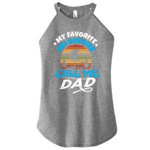 My Favorite Ski Buddies Call Me Dad Wintersport Snowboard Gift Women's Perfect Tri Rocker Tank