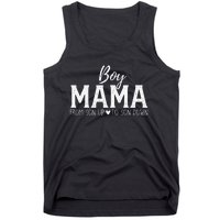 Mama From Son Upto Son Down Funny Mother's Day Fun Mom Tank Top