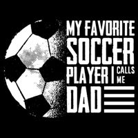 My Favorite Soccer Player Calls Me Dad Funny Soccer Great Gift Impact Tech Backpack