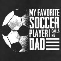 My Favorite Soccer Player Calls Me Dad Funny Soccer Great Gift 25L Jumbo Tote
