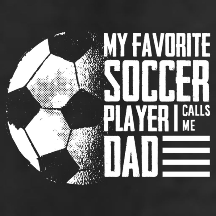 My Favorite Soccer Player Calls Me Dad Funny Soccer Great Gift 25L Jumbo Tote