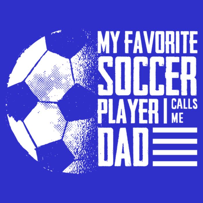 My Favorite Soccer Player Calls Me Dad Funny Soccer Great Gift Visor