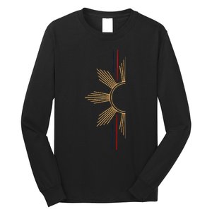 Minimalist Filipino Sun Long Sleeve Shirt