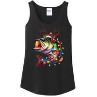 Merry Fishmas Santa Fishing Lovers Funny Fisherman Christmas Ladies Essential Tank