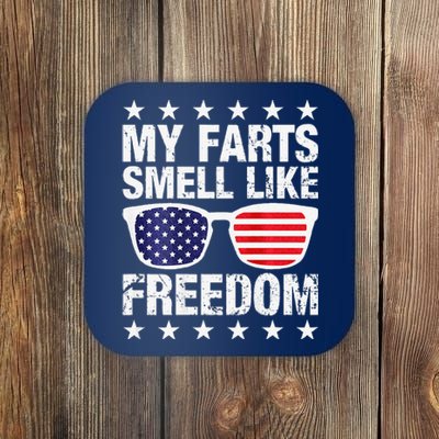 My Farts Smell Like Freedom Funny Coaster