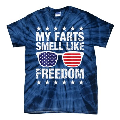 My Farts Smell Like Freedom Funny Tie-Dye T-Shirt