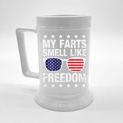 My Farts Smell Like Freedom Funny Beer Stein