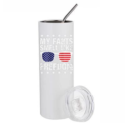 My Farts Smell Like Freedom Funny Stainless Steel Tumbler