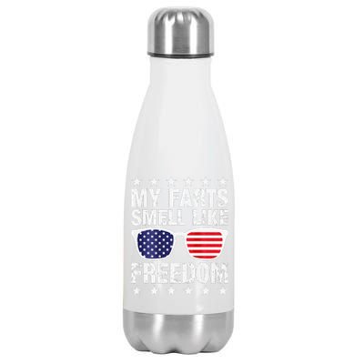 My Farts Smell Like Freedom Funny Stainless Steel Insulated Water Bottle