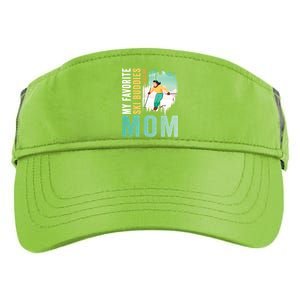 My Favorite Ski Buddies Call Me Mom Skiing For Ski Lovers Gift Adult Drive Performance Visor