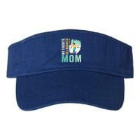 My Favorite Ski Buddies Call Me Mom Skiing For Ski Lovers Gift Valucap Bio-Washed Visor