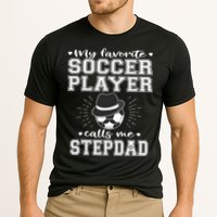 My Favorite Soccer Player Calls Me Stepdad Football Stepgiftdad Gift Cooling Performance Crew T-Shirt