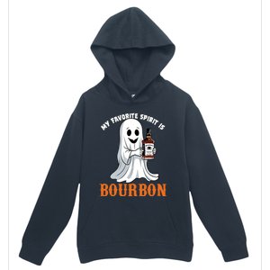 My Favorite Spirit Is Bourbon Funny Halloween Ghost Urban Pullover Hoodie