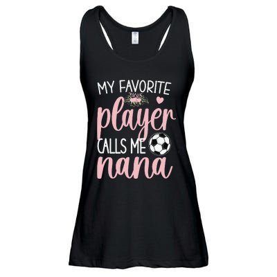 My Favorite Soccer Player Calls Me Nana gift for Grandma Ladies Essential Flowy Tank