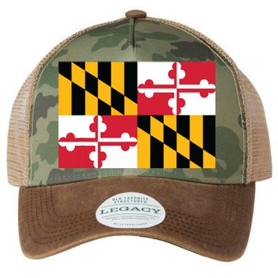 Maryland Flag State Pride Gifts Legacy Tie Dye Trucker Hat