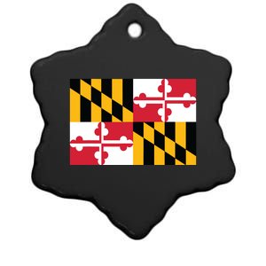 Maryland Flag State Pride Gifts Ceramic Star Ornament