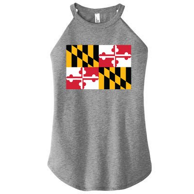 Maryland Flag State Pride Gifts Women’s Perfect Tri Rocker Tank