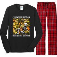 My Favorite Season Is Fall Of The Patriarchy Feminist Autumn Long Sleeve Pajama Set