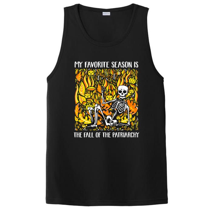 My Favorite Season Is Fall Of The Patriarchy Feminist Autumn PosiCharge Competitor Tank