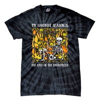 My Favorite Season Is Fall Of The Patriarchy Feminist Autumn Tie-Dye T-Shirt